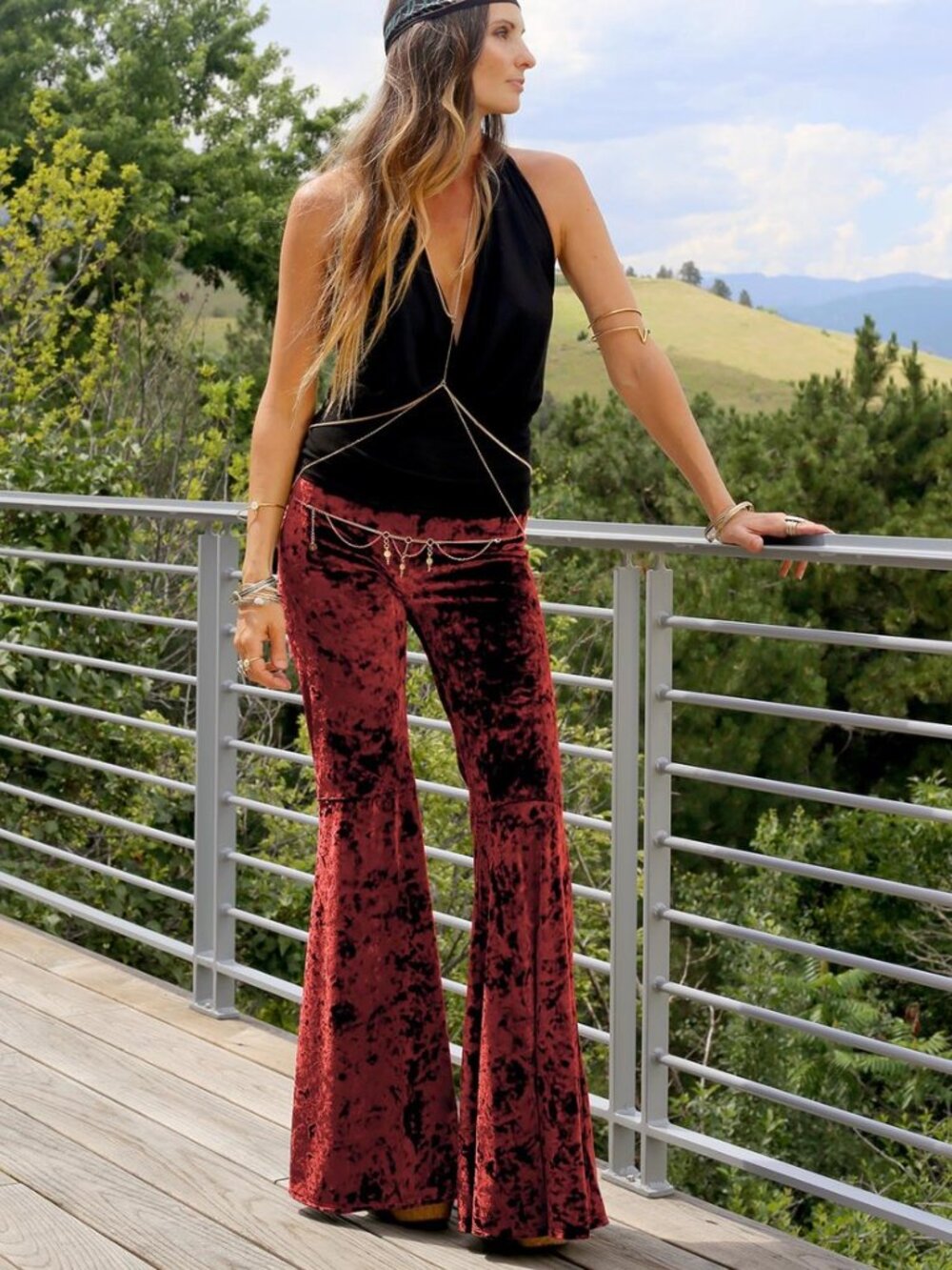 Temple Ro Sophie Velvet Bells